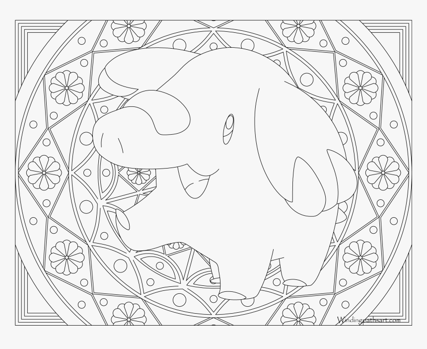 Mandalas De Pokemon Para Colorear, HD Png Download, Free Download