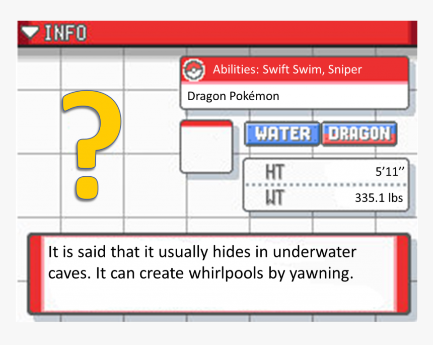 Gen 3 Pokedex Entry, HD Png Download, Free Download