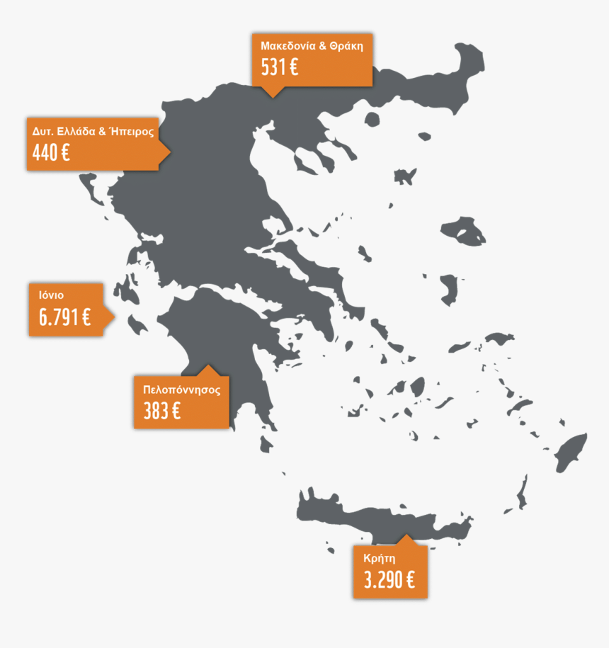 Greece Map Vector Png, Transparent Png, Free Download