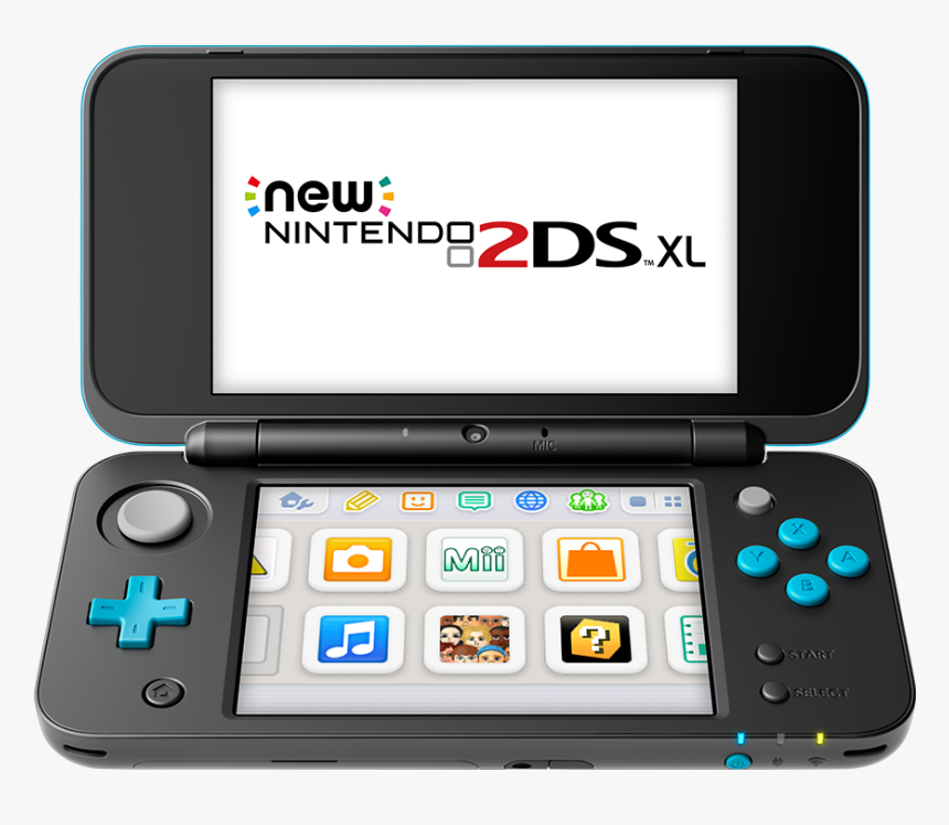 Black Turquoise - New Nintendo 2ds Xl, HD Png Download, Free Download