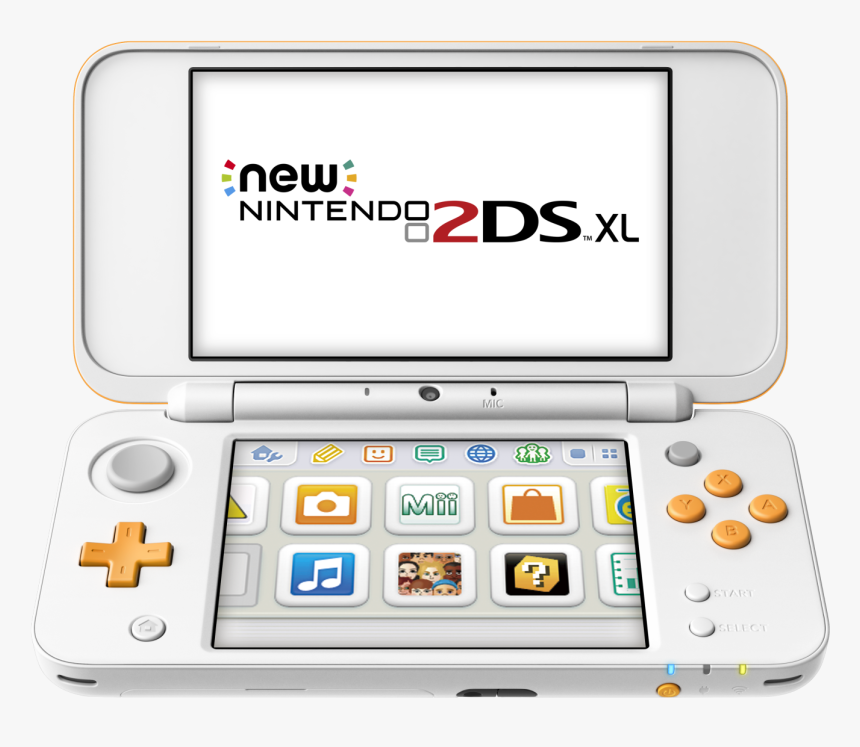 White Orange - Nintendo 2ds Xl Orange And White, HD Png Download, Free Download