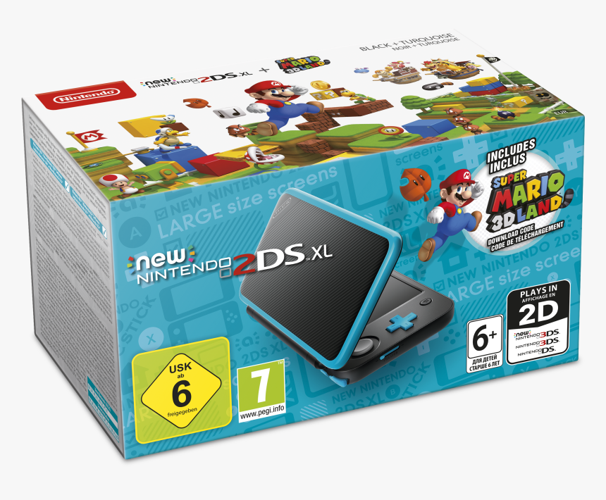 Transparent 2ds Png - Nintendo 2ds Xl Bundle, Png Download, Free Download