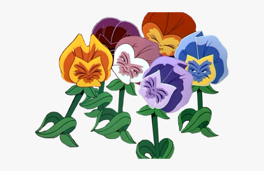 Alice In Wonderland Flowers Clipart, HD Png Download, Free Download