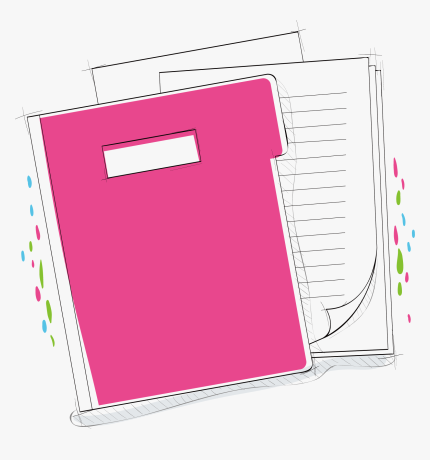 Paper Notebook Cartoon, HD Png Download, Free Download