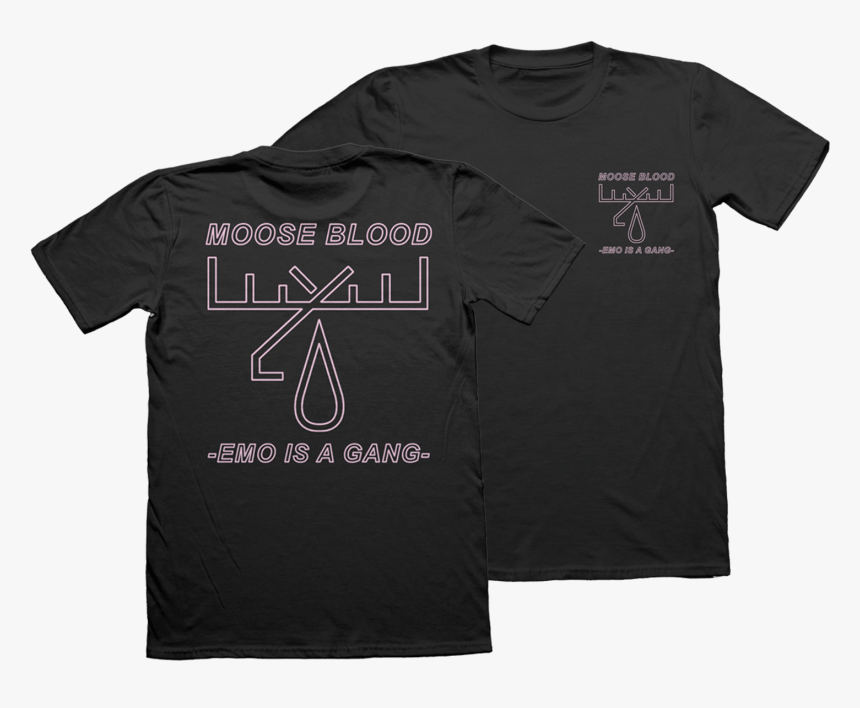 Moose Blood Emo Is A Gang T-shirt Merch Mouth - Moose Blood Emo Is A Gang Shirt, HD Png Download, Free Download