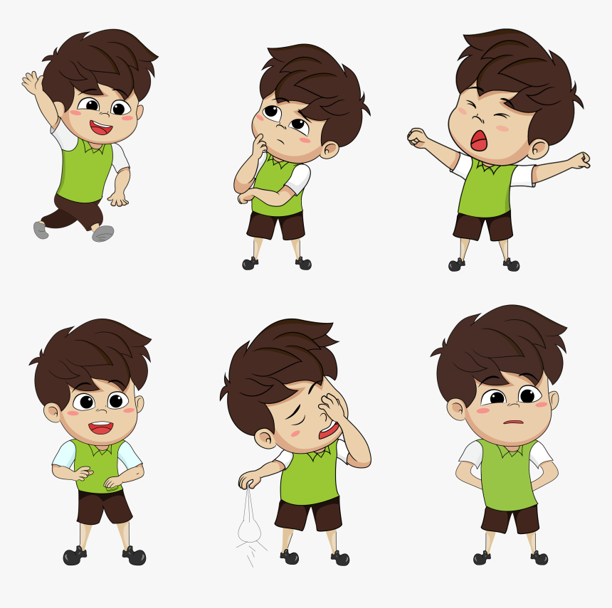 Boy Cartoon Comics - Cartoon Character Boy Clipart, HD Png Download, Free Download