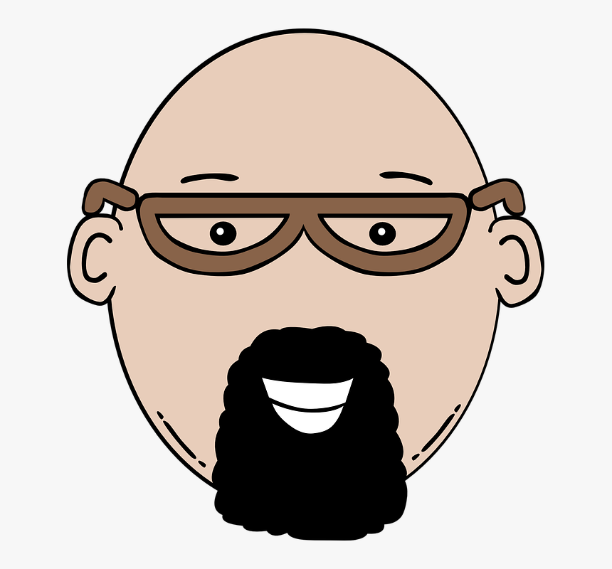 Transparent Cartoon Beard Png - Man Cartoon Faces, Png Download, Free Download