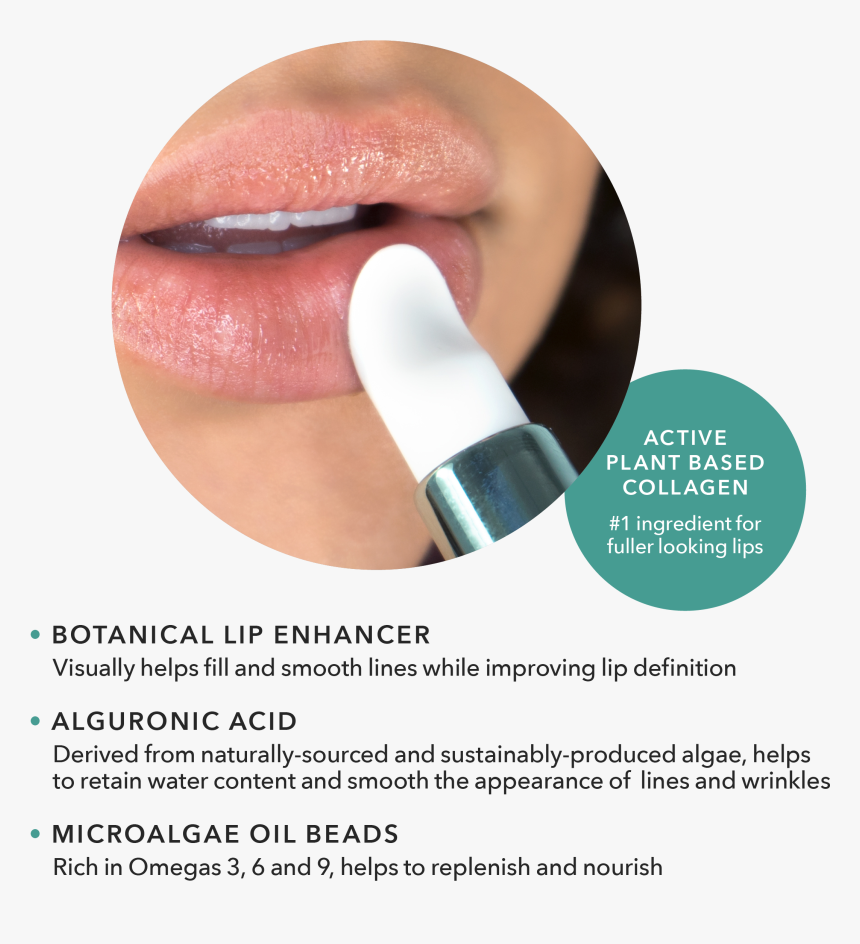 Genius Liquid Collagen Lip Before And After Large Image - Algenist Liquid Collagen Lip, HD Png Download, Free Download