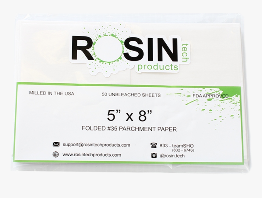 Rosin Tech 5x8" - Office Application Software, HD Png Download, Free Download