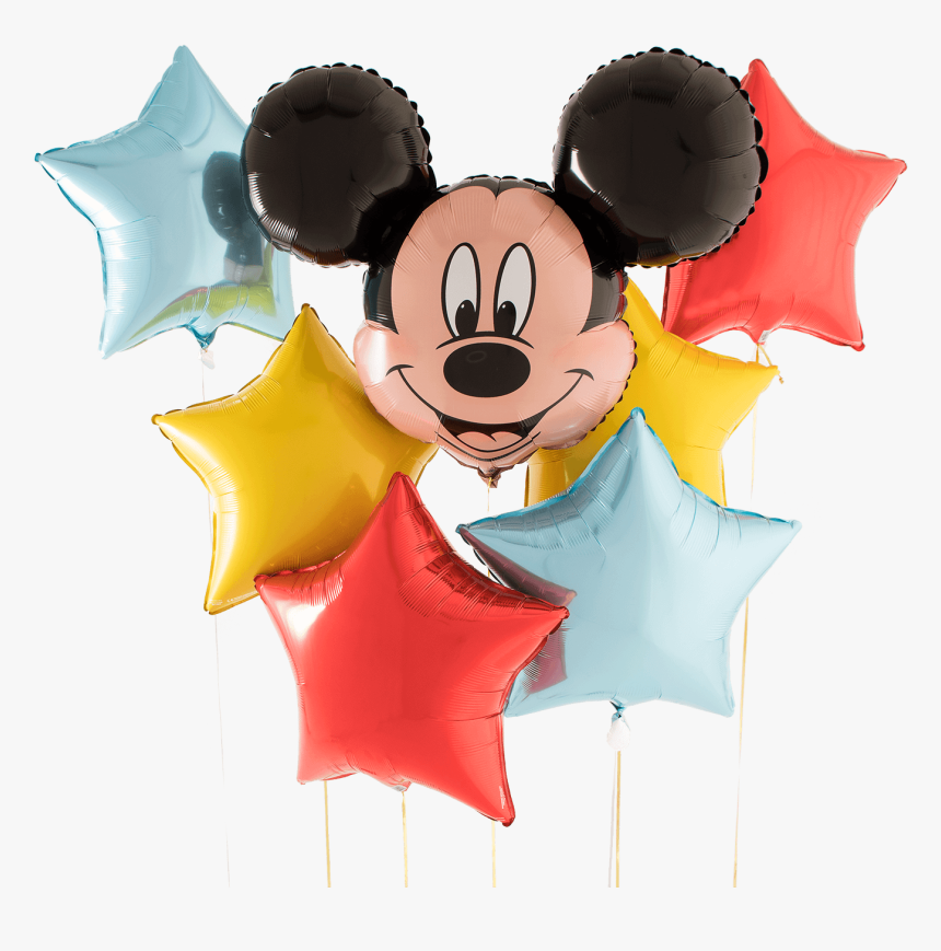 Mickey Mouse Head Mini Shape Balloon Clipart , Png - Mickey Mouse Head, Tra...