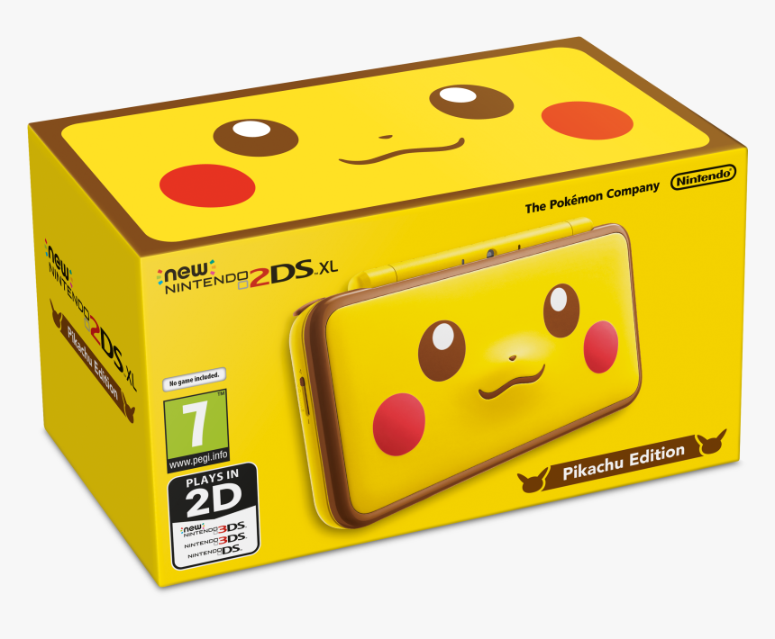 Pikachu Nintendo 2ds Xl, HD Png Download, Free Download