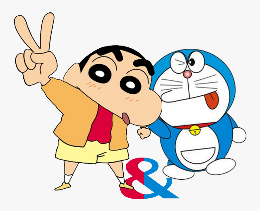 Cutouts Funny Paper Mouthless Png Download Free - Doraemon And Shin Chan, Transparent Png, Free Download