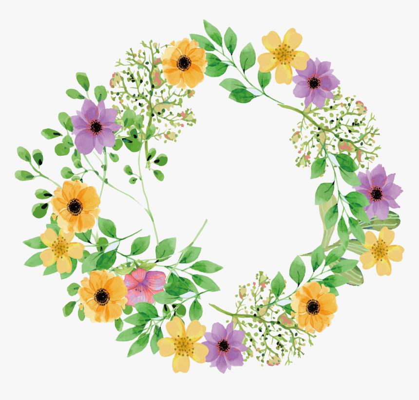 Flower Common Floral Design - Flower Chain Png, Transparent Png, Free Download