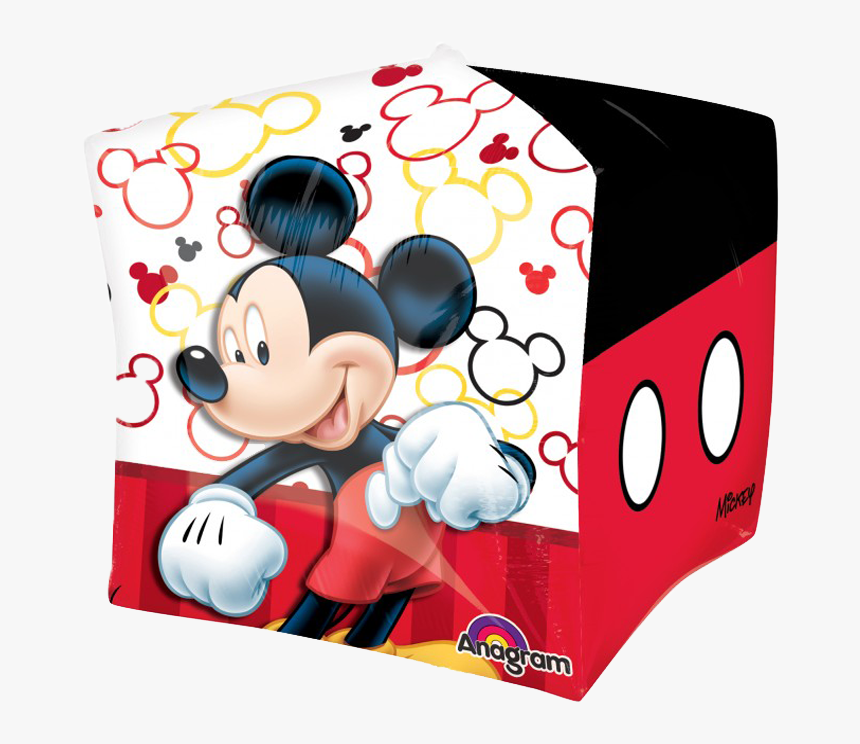 Balloon - Mickey Mouse With Gift Box Png, Transparent Png, Free Download