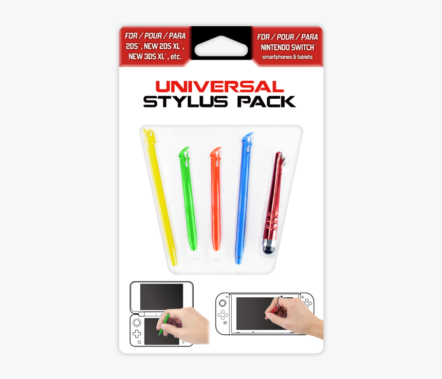 Subsonic Stylus Pack - New Nintendo 2ds Xl, HD Png Download, Free Download