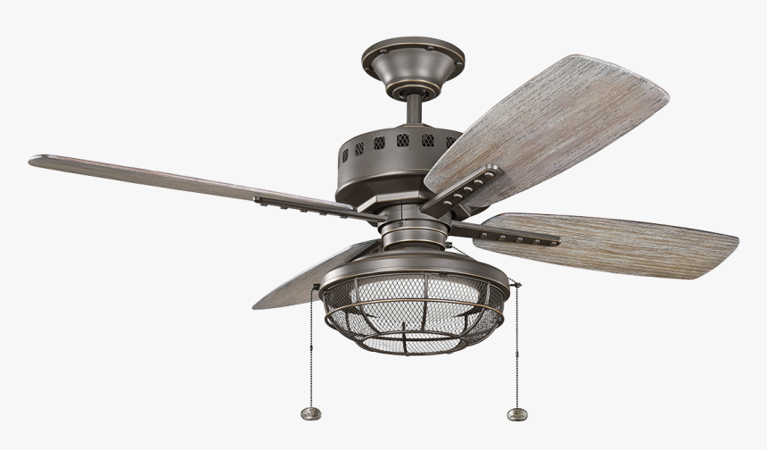 Kichler Ceiling Fans - Weathered Look Ceiling Fans, HD Png Download, Free Download