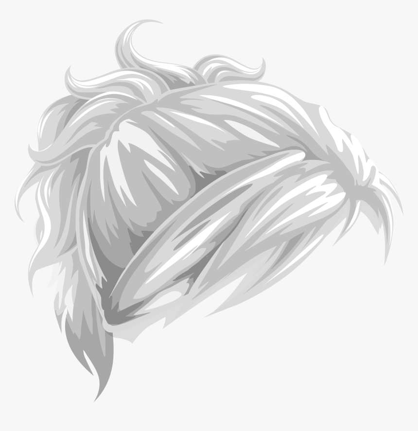 White Hair Clip Art, HD Png Download, Free Download