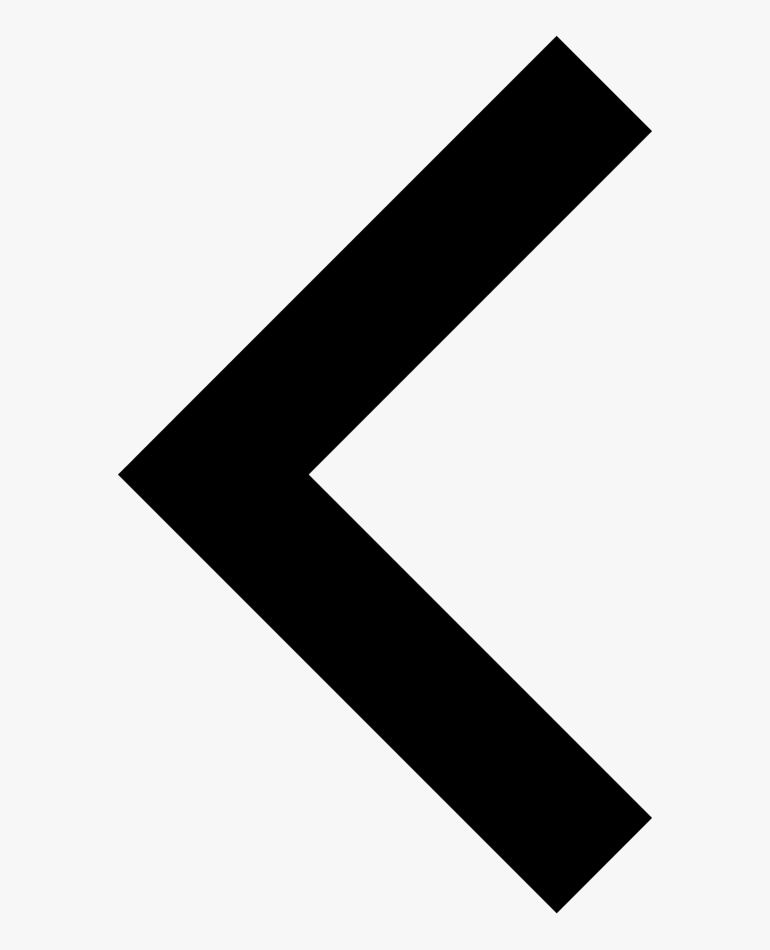 Left Arrow Small Right Angle - Back Arrow Png Icon, Transparent Png, Free Download