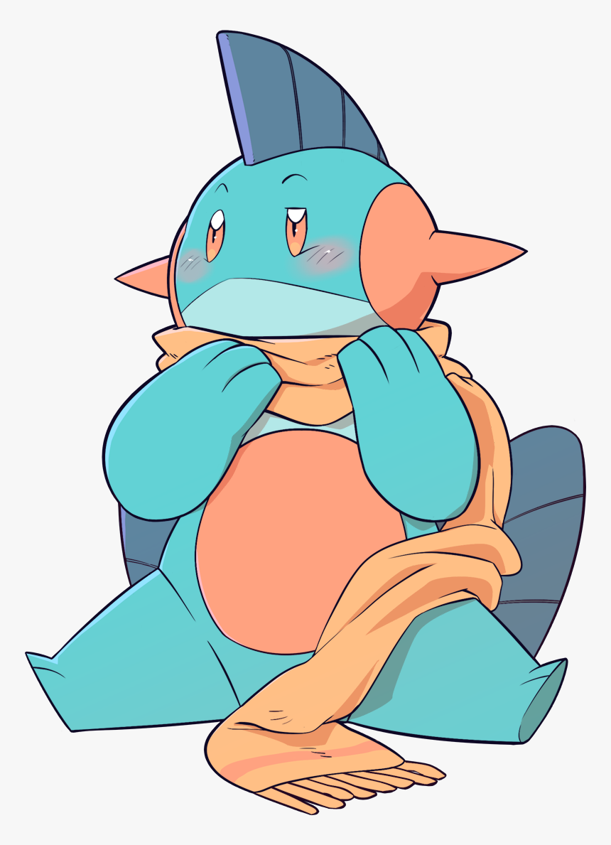 Marshtomp With A Scarf, HD Png Download, Free Download