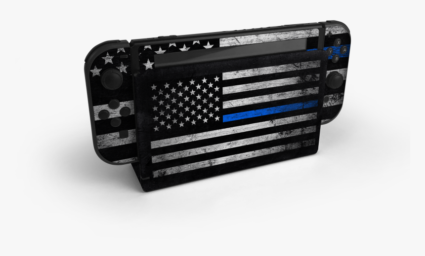 Nintendo Switch Thin Blue Line Skin Decal Kit"
 Class="lazyloaded"
 - Grille, HD Png Download, Free Download