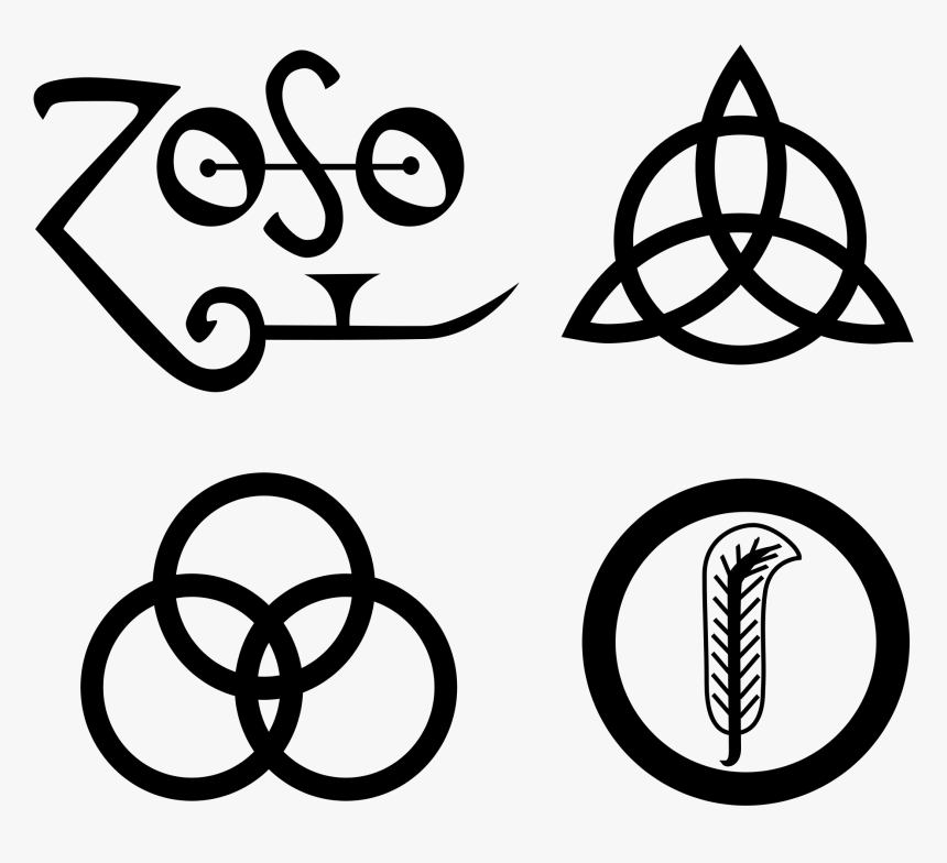 Zoso Square Layout - Logos Led Zeppelin Vector, HD Png Download, Free Download