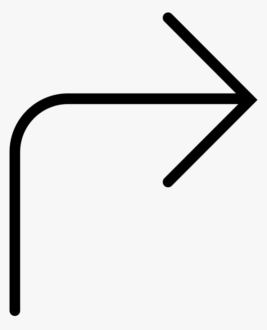 Right Curved Arrow Svg Png Icon Free Download - Right Curved Arrow Icon, Transparent Png, Free Download