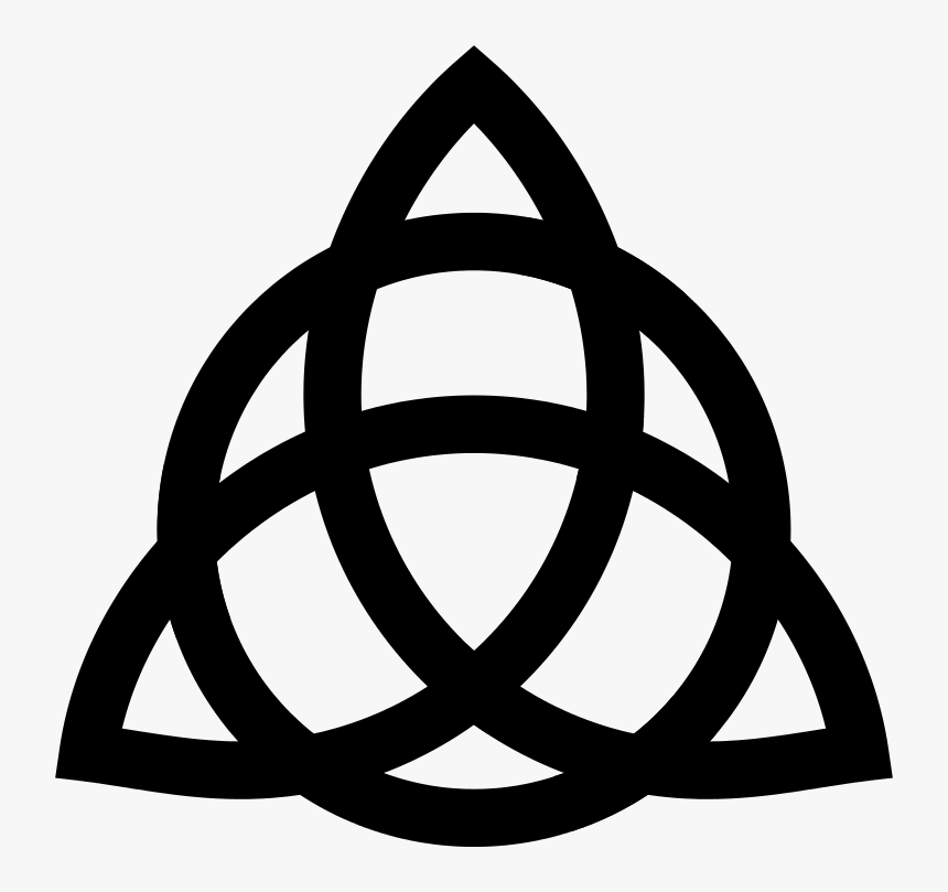 Led Zeppelin Symbols Png - Charmed Triquetra, Transparent Png, Free Download