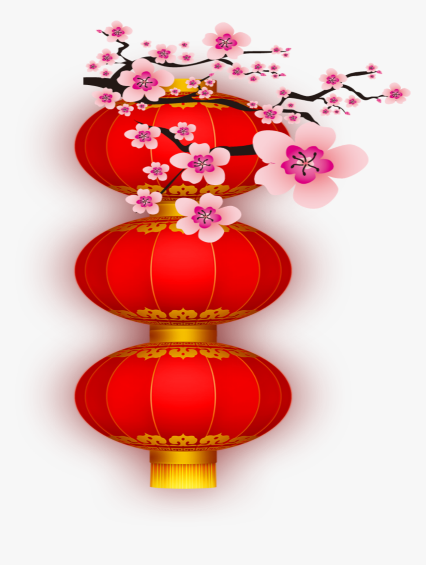 #mq #red #lantern #lamp #blossom - Decoration, HD Png Download, Free Download