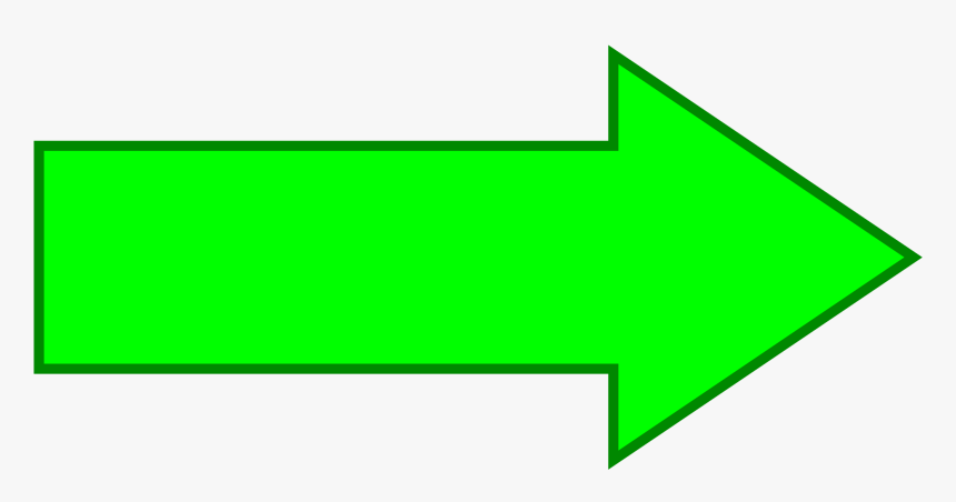 Transparent Modern Arrow Clipart - Green Right Arrow Symbol, HD Png Download, Free Download