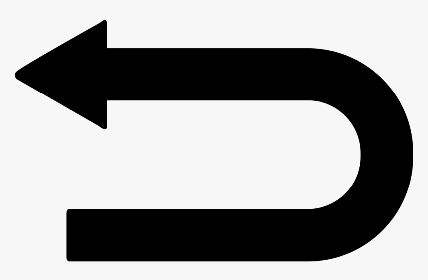 Curved Arrow Pointing Left, HD Png Download, Free Download