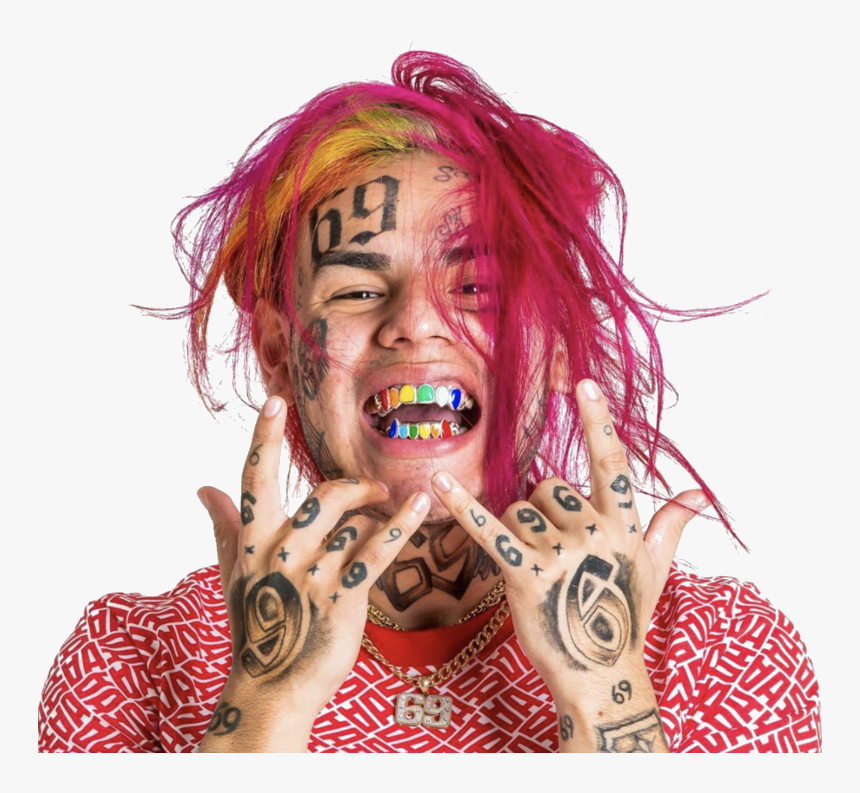 6ix9ine Hair Png - Tekashi 69 Red Hair, Transparent Png is free transparent...