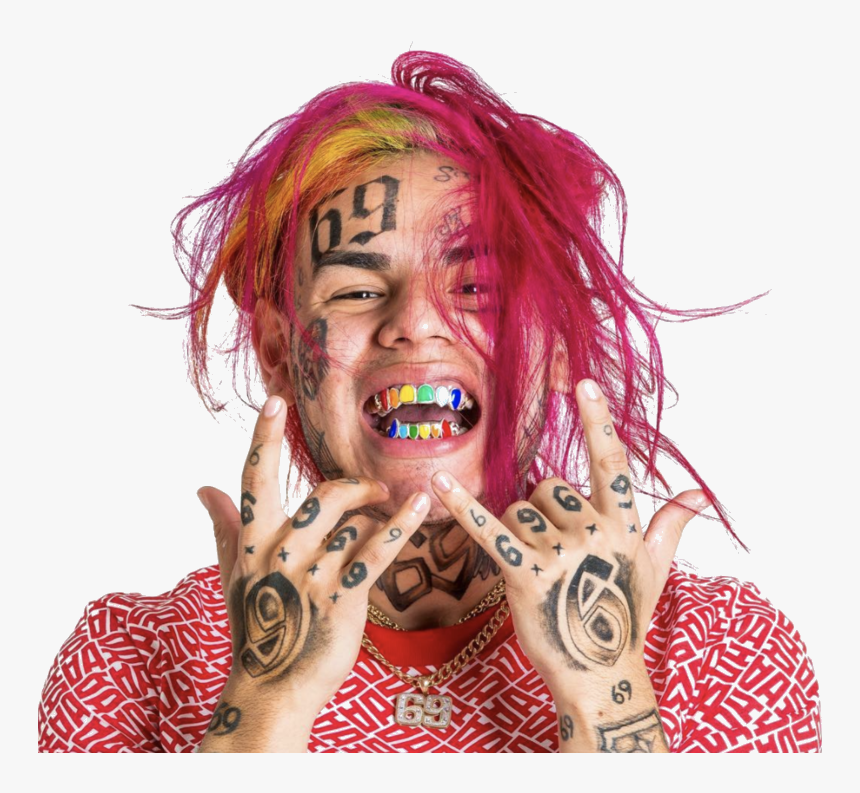 6ix9ine Hair Png - Tekashi 69 Red Hair, Transparent Png, Free Download