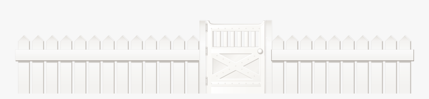 Fence Gate Png - Fence With Gate Clipart, Transparent Png, Free Download