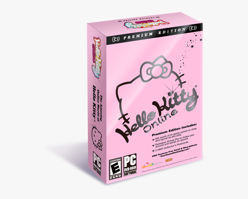 New Hello Kitty Mmo Launches Today - Hello Kitty Online Game Box, HD Png Download, Free Download