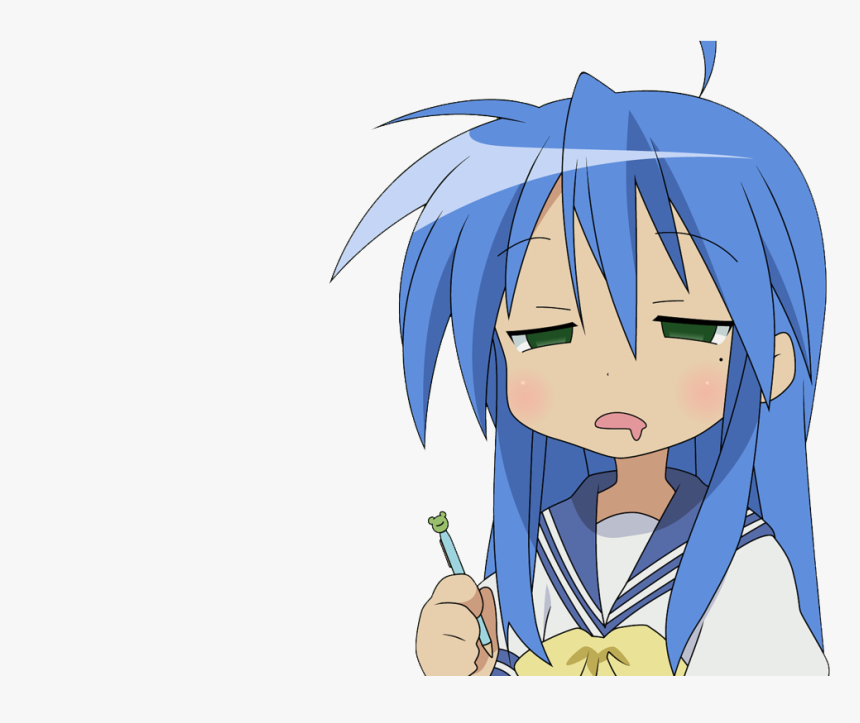 Sleepy Anime , Png Download - Lucky Star Konata, Transparent Png, Free Download