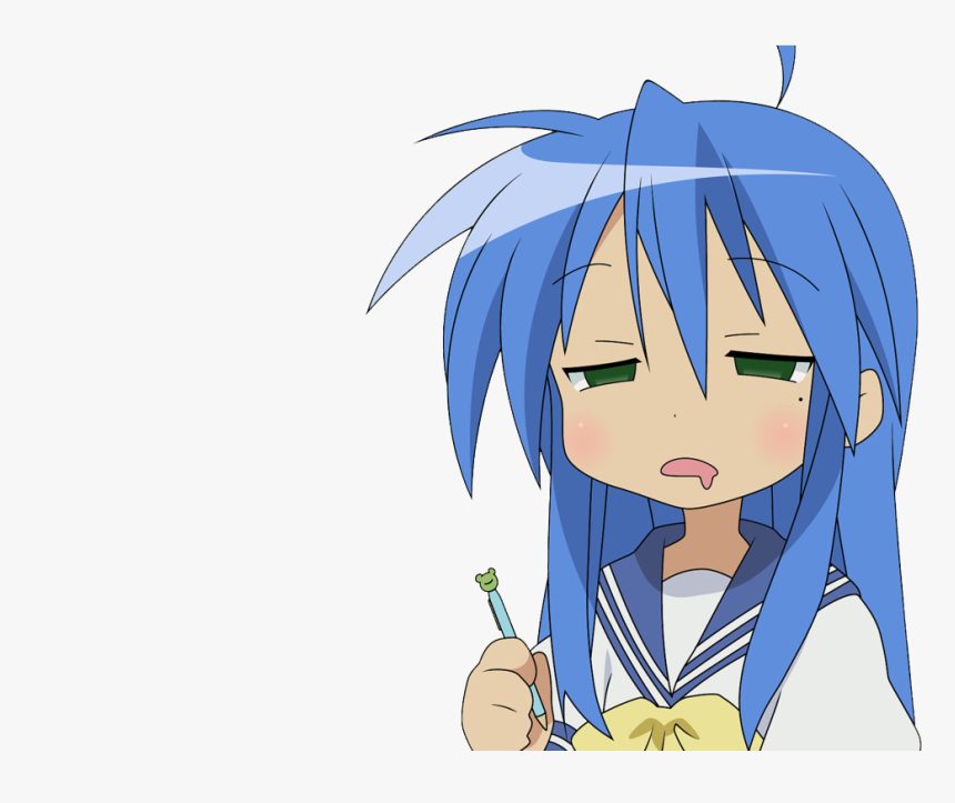 Sleepy Anime , Png Download - Lucky Star Konata, Transparent Png - kindpng