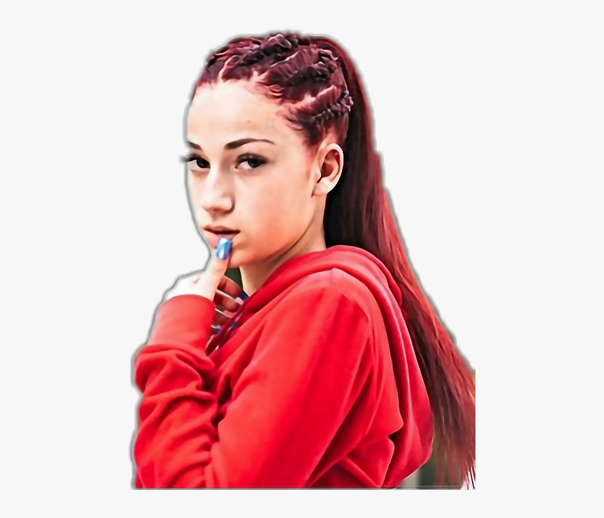 Trippie Redd Bhad Bhabie , Png Download - Bhad Bhabie Braided Hair, Transparent Png, Free Download