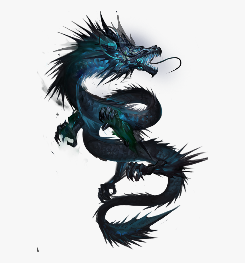 Black And Blue Dragon, HD Png Download, Free Download