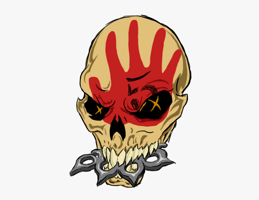 Five Finger Death Punch Logo - 5 Finger Death Punch Skull, HD Png Download, Free Download