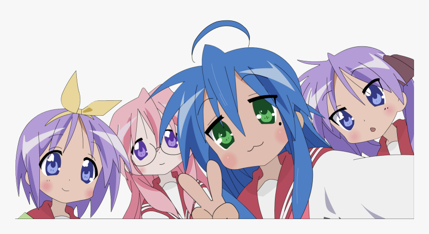 Transparent Lucky Star Konata Png - Cartoon, Png Download, Free Download