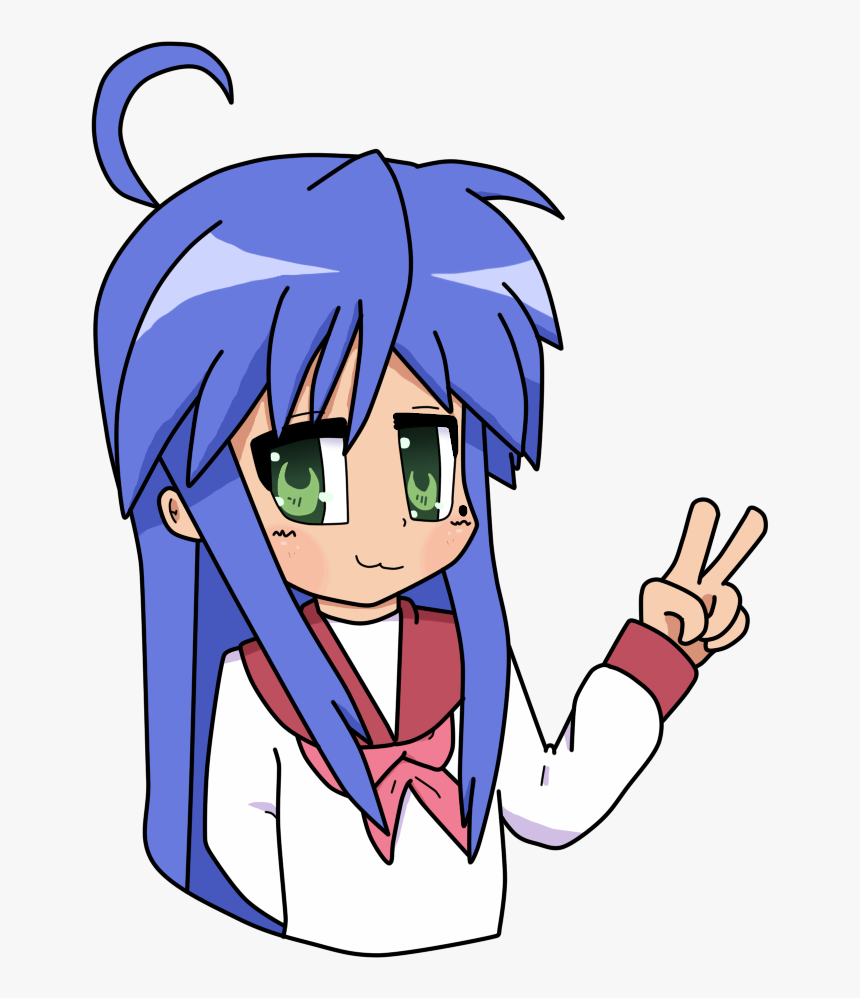 Konata Izumi Attempt - Cartoon, HD Png Download, Free Download