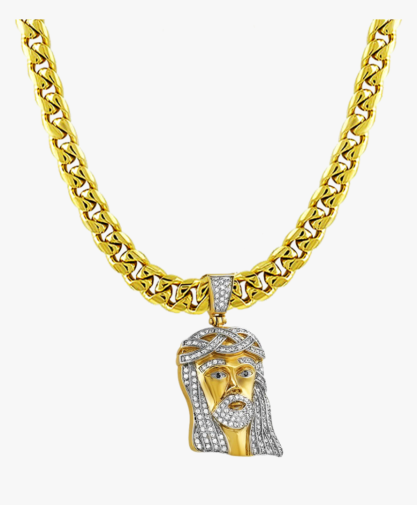 Necklace Gold Chain Jewellery Pendant - Chain Necklace Gold Png, Transparent Png, Free Download