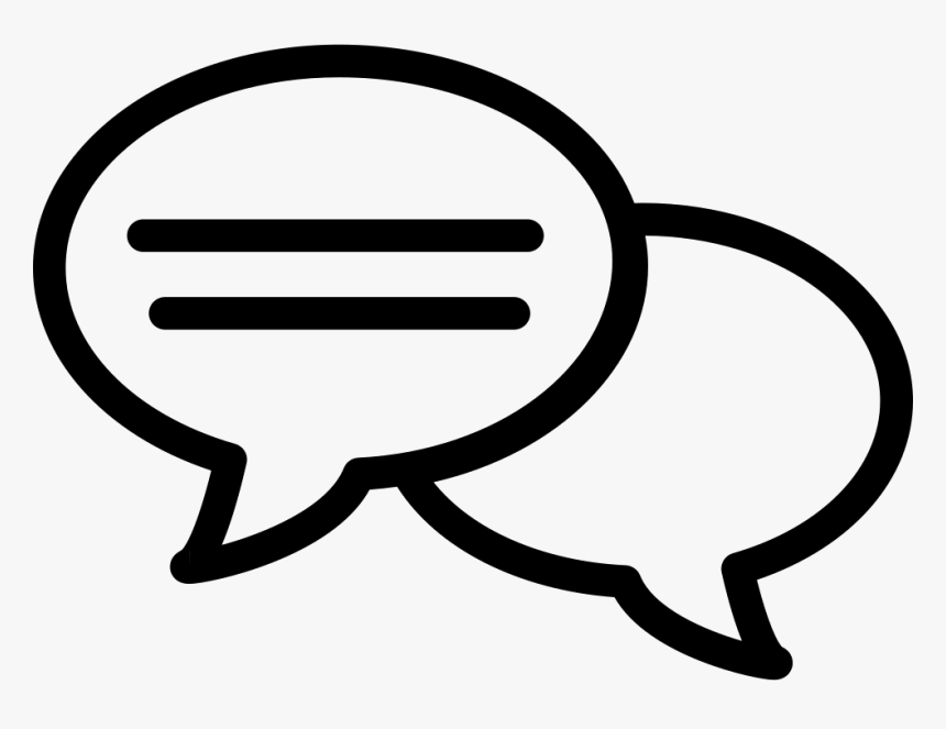 Speech Bubbles Png - Chat Bubble Icon Png, Transparent Png, Free Download