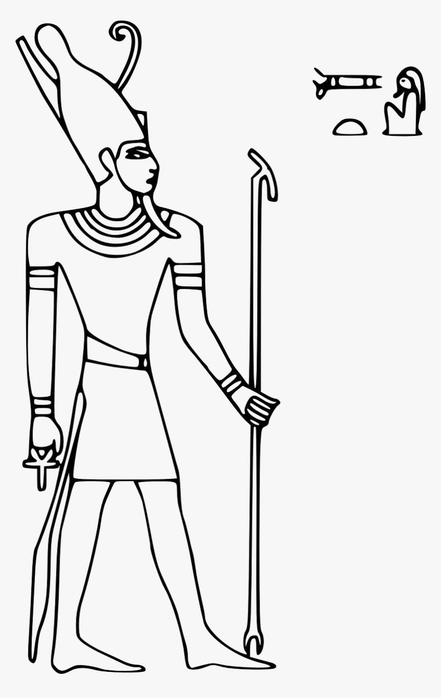 Egyptian Clipart Black And White, HD Png Download, Free Download