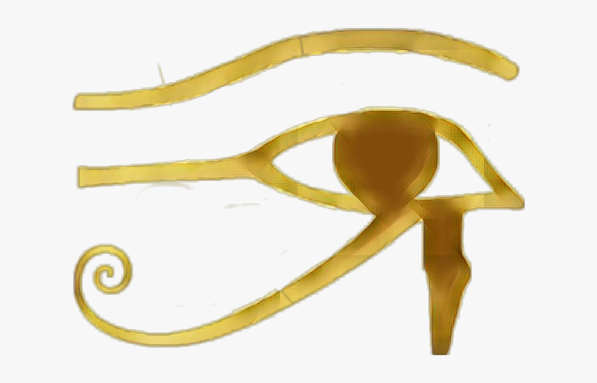 #hieroglyphics #eye #horan #sticker #egypt #golden, HD Png Download, Free Download