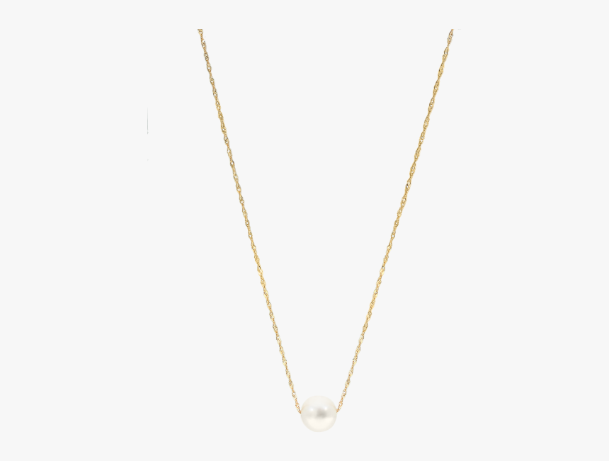 5-9mm Cultured Freshwater White Pearl Threaded Pendant - Necklace, HD Png Download, Free Download