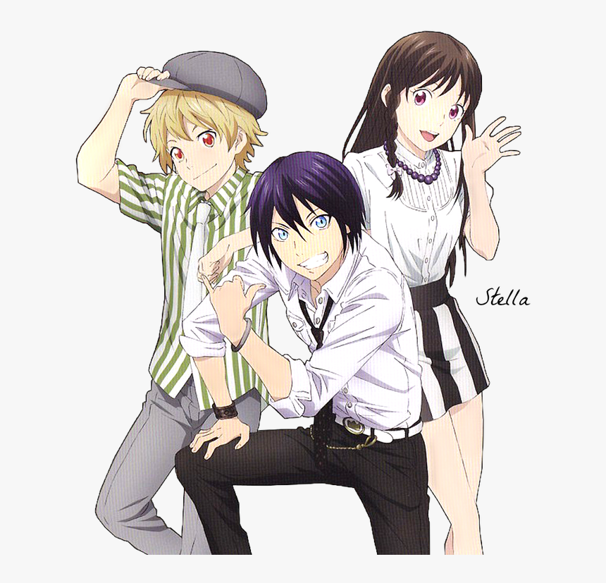 #noragami #yato #yukine #hiyori #anime - Noragami Yato Hiyori Yukine, HD Png Download, Free Download