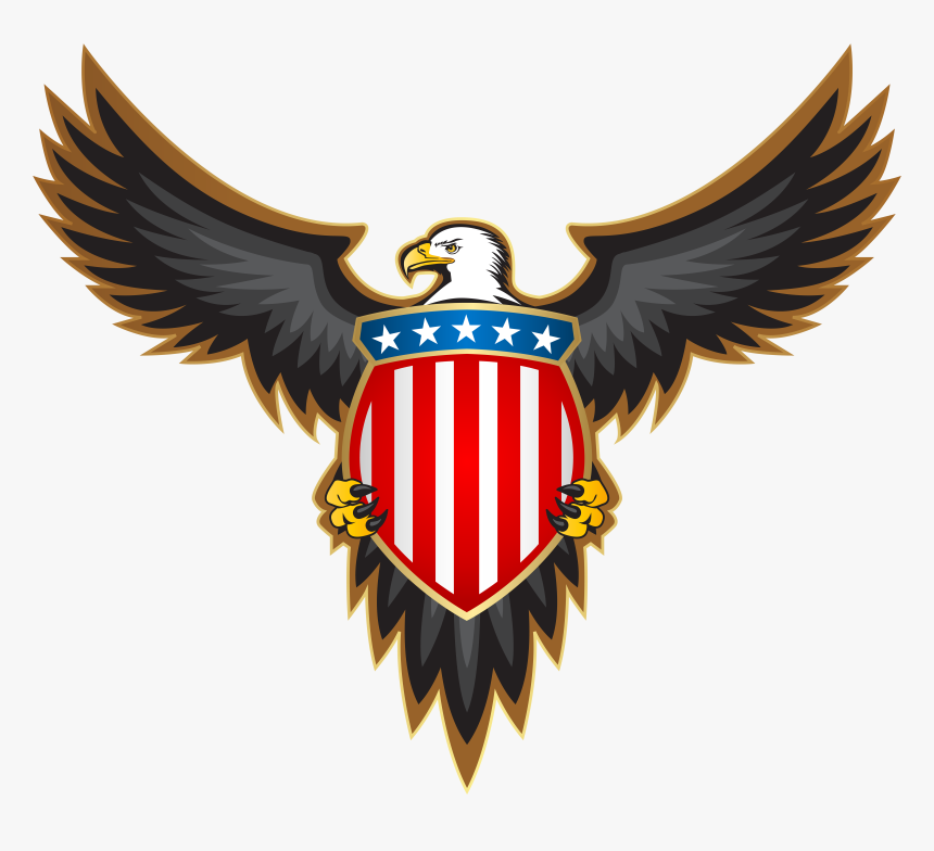 Clipart Shield Eagle, HD Png Download, Free Download