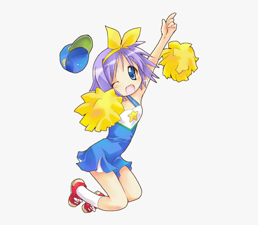 Lucky Star Tsukasa Cheerleader Clipart , Png Download - Lucky Star Konata Cheerleader, Transparent Png, Free Download