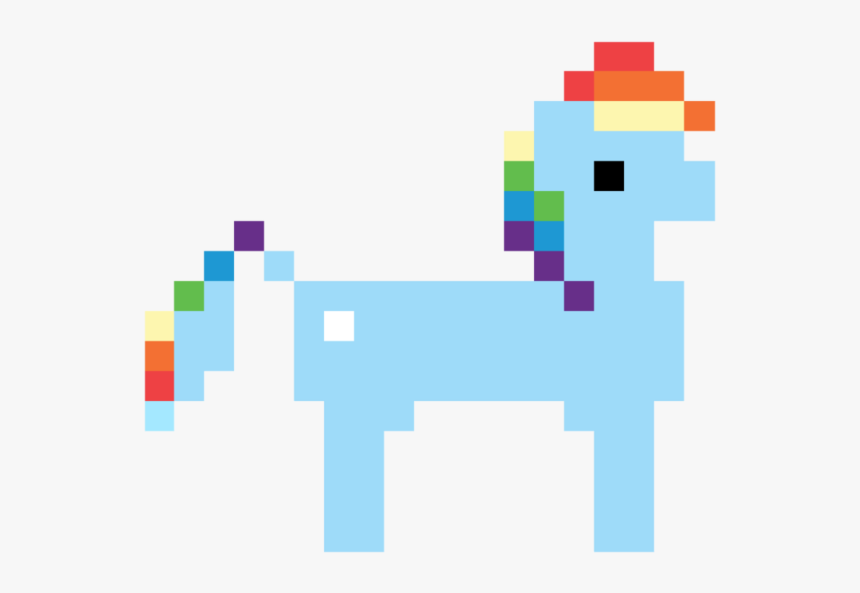 Mlp 8 Bit Rainbow Dash, HD Png Download, Free Download